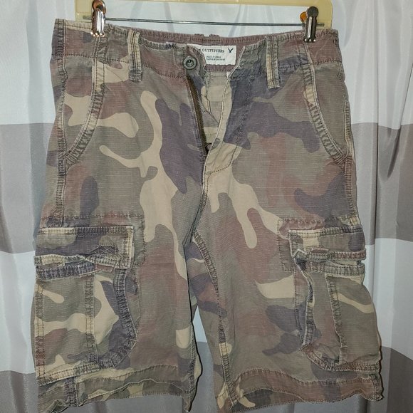 American Eagle Outfitters Shorts Mens Camo Cargo Shorts American